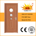 Puerta interior de PVC laminado de MDF